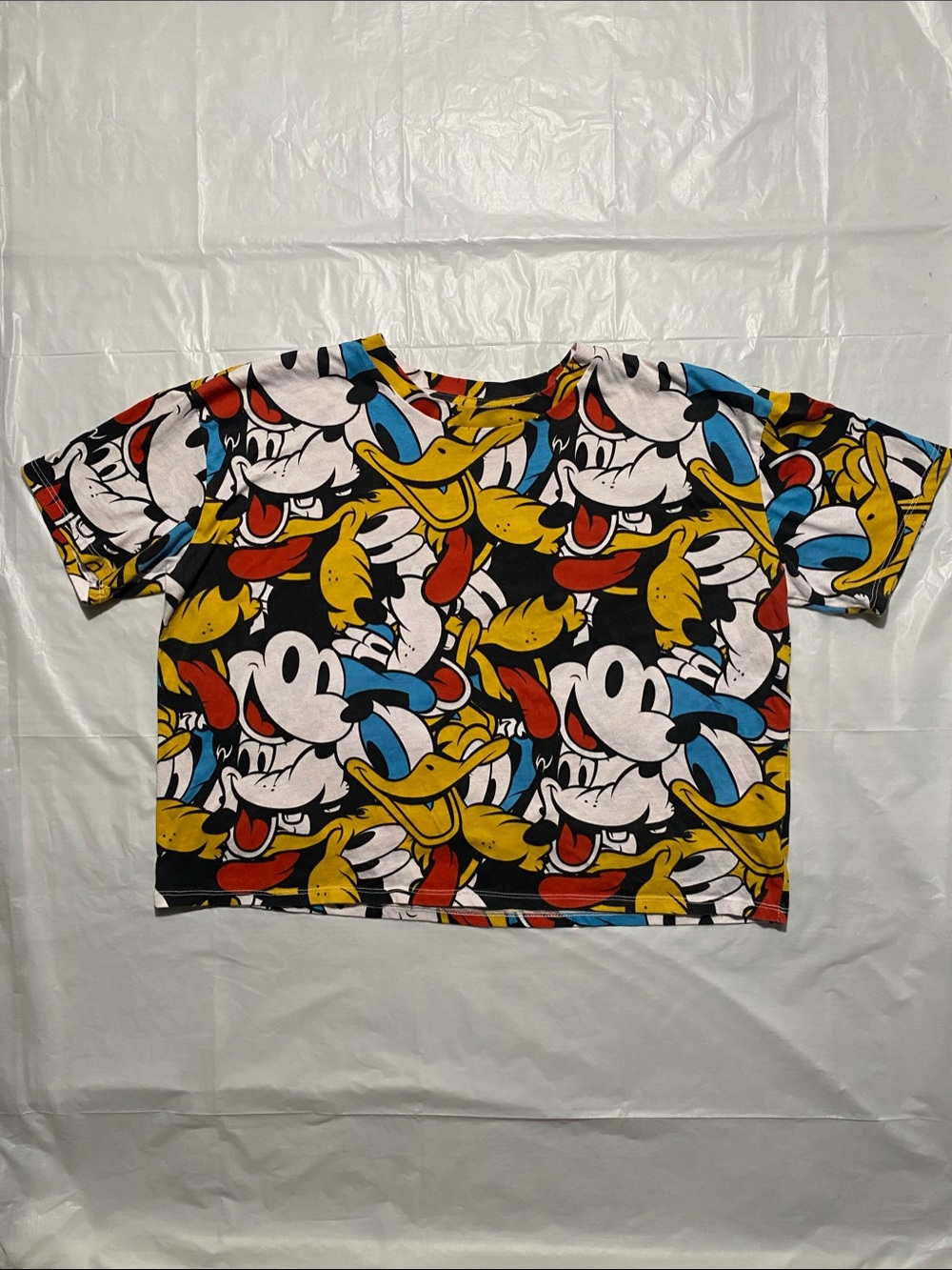 Disney Multi-Character Short Sleeve Tee - Black, Yellow, Blue, Red, White